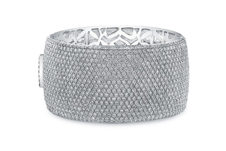 A bold and stunning cuff bracelet from Uneek, available at Michael Agnello Jewelers.